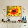 5D Diamond Painting Sunflower Full Round Embroidery Sale Picture Of Rhinestone Diamond