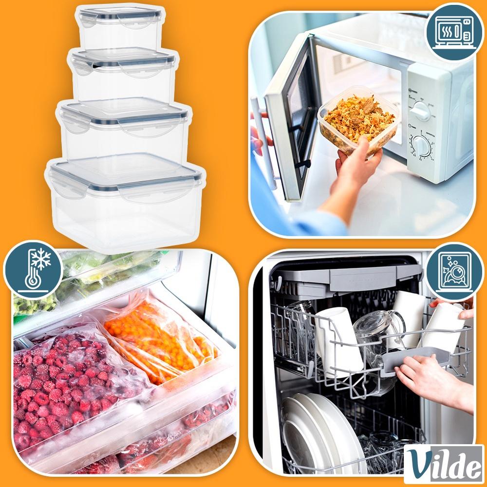 Food Containers With Lid And Seal 12 Pcs.