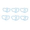 100 Pcs   Shaped Paper Clips Cute Fun Decorative Iron Bookmarks Planner Clips with Transparent Box for Study Work