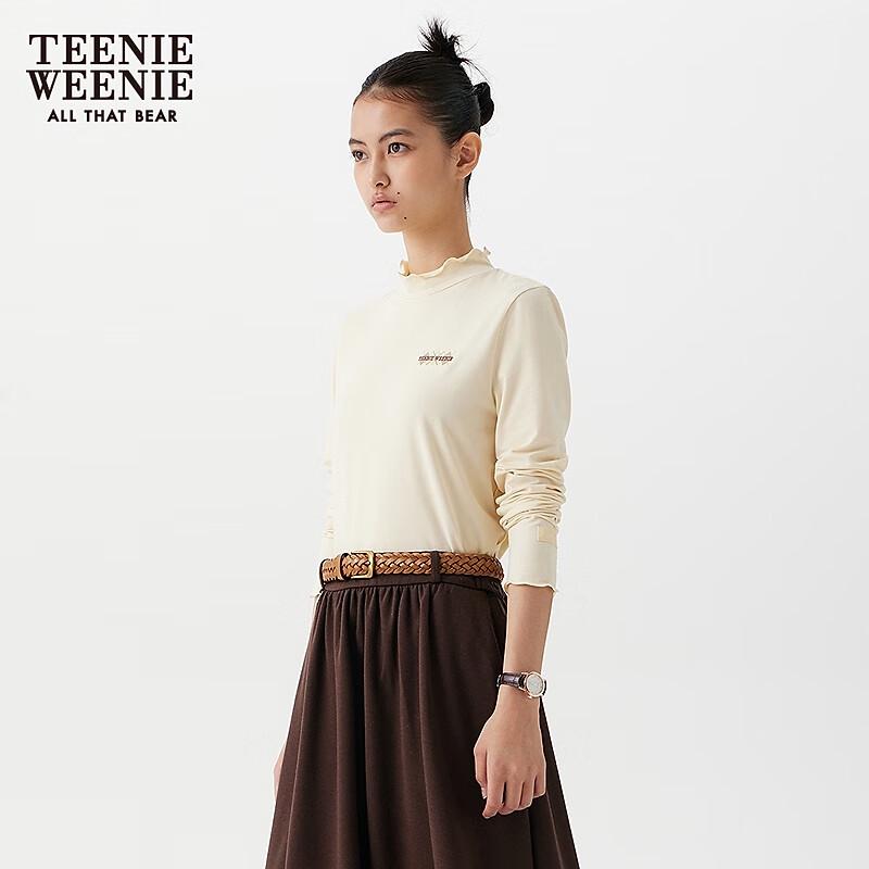 Teenie Weenie Women's Ruffle Long Sleeve T-Shirt