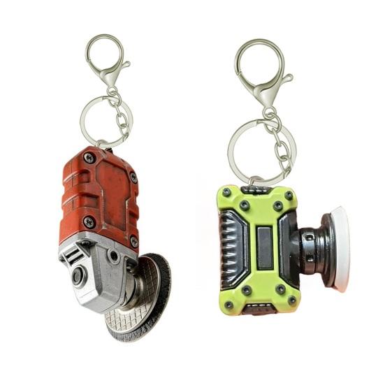 Nyckelring Hänge Mini Kvarn Berlock Nyckelring Tillbehör med Realistisk Malyta Ryggsäck Väska Plånbok Berlock