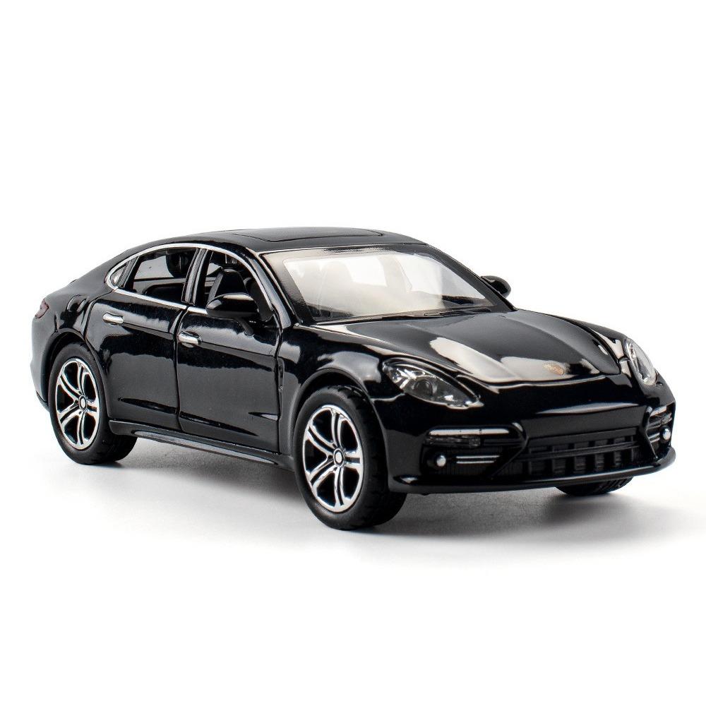 

Miniatures 1/32 Porsche Panamera Alloy Diecast Metal Model Hight Simulation Sound Light Baby Toys Computer Desktop Ornament Gift чорний