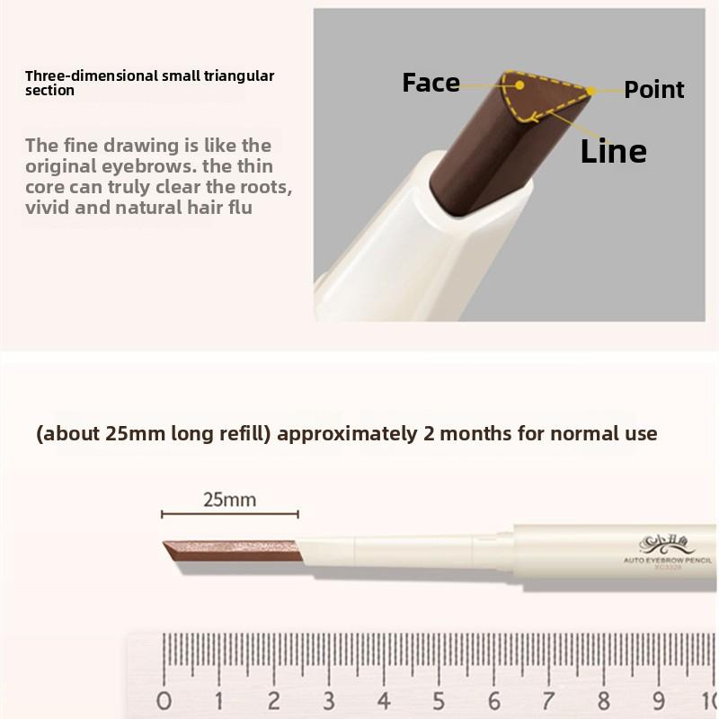 Long-lasting Waterproof Eyebrow Pencil for Women No Color Fading Beginner Eyebrow Pencil and Eyebrow Powder