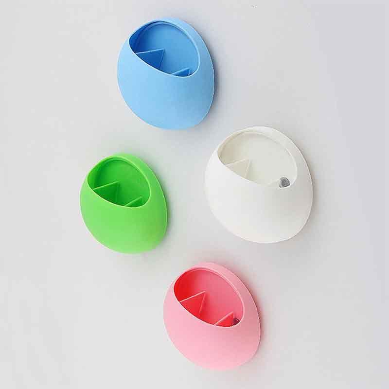 Bathroom Toothbrush Home Holder Wall Mount Suction Cup Toothpaste Storage Rack