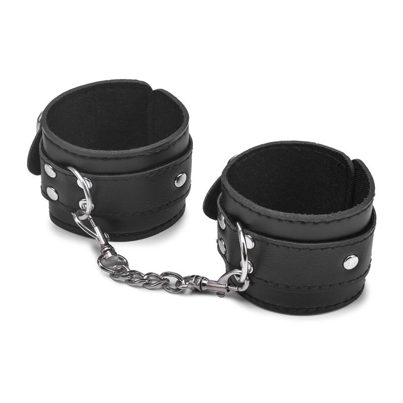 Leather Handcuffs For Sex Toys For Woman Couples Esposas Bdsm Bondage Handcuffs Exotic Accessories Adult Games