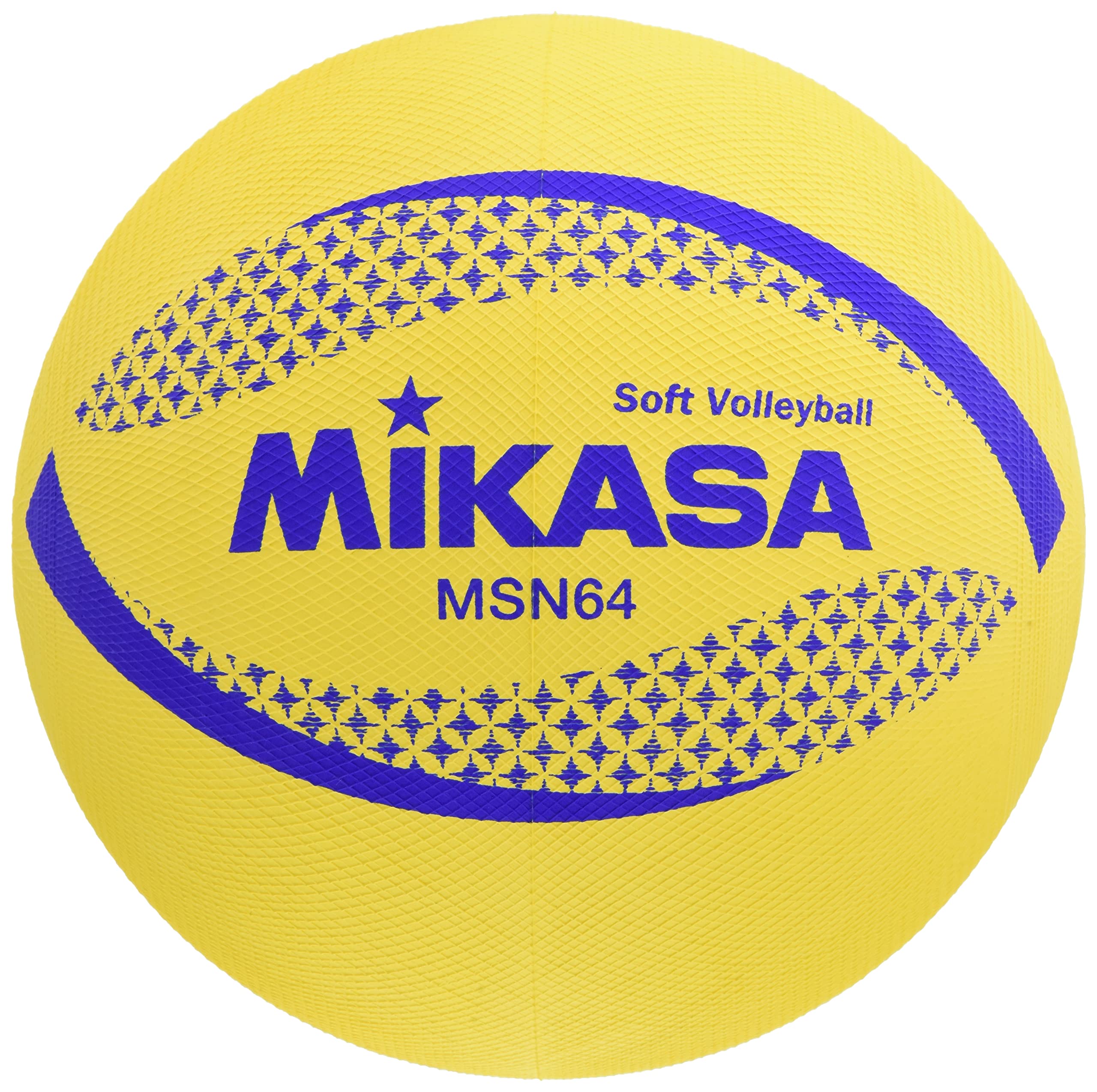 Mikasa Цветной Мягкий Мяч для Волейбола, Окружность 64см, Вес 150г, (желтый) MSN64-Y
