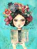 5D DIY Diamond Mosaic Butterfly Full Drill Square Girl Diamond Embroidery Flower Needlework Mosaic Art Decor For Home