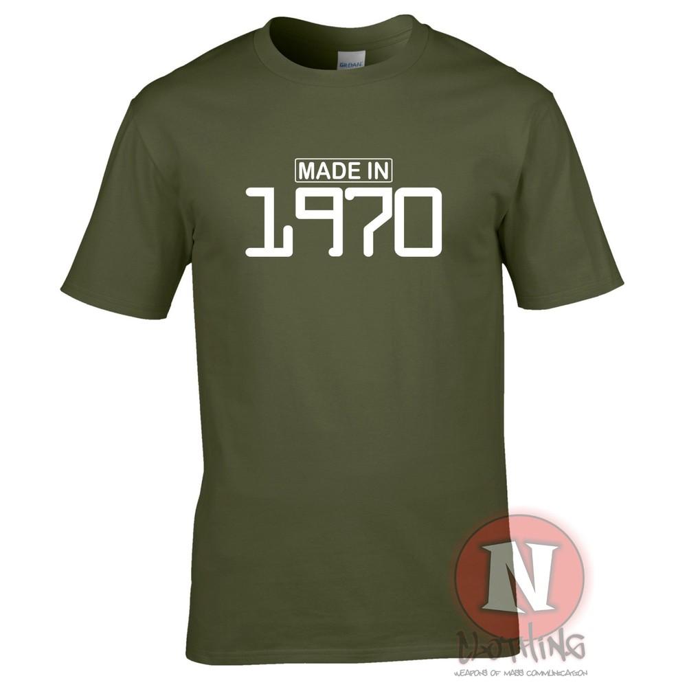 Made In 1970 TShirt Birthday Celebration Present Gift Funny Party Teeshirt