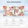 Floral Theme Beach Towel Personalized Custom Name & Text Soft Quick Dry Beach Towel for Swimming Travel