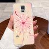 For Samsung Galaxy S5 SV GT-I9600 G900F S5 Neo Silicone Aesthetic Fashion Cute Cat Soft TPU Back Cover Transparent Phone Case