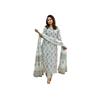 Pinkmint Women's Printed V Neck Kurta and Pant Set with Dupatta