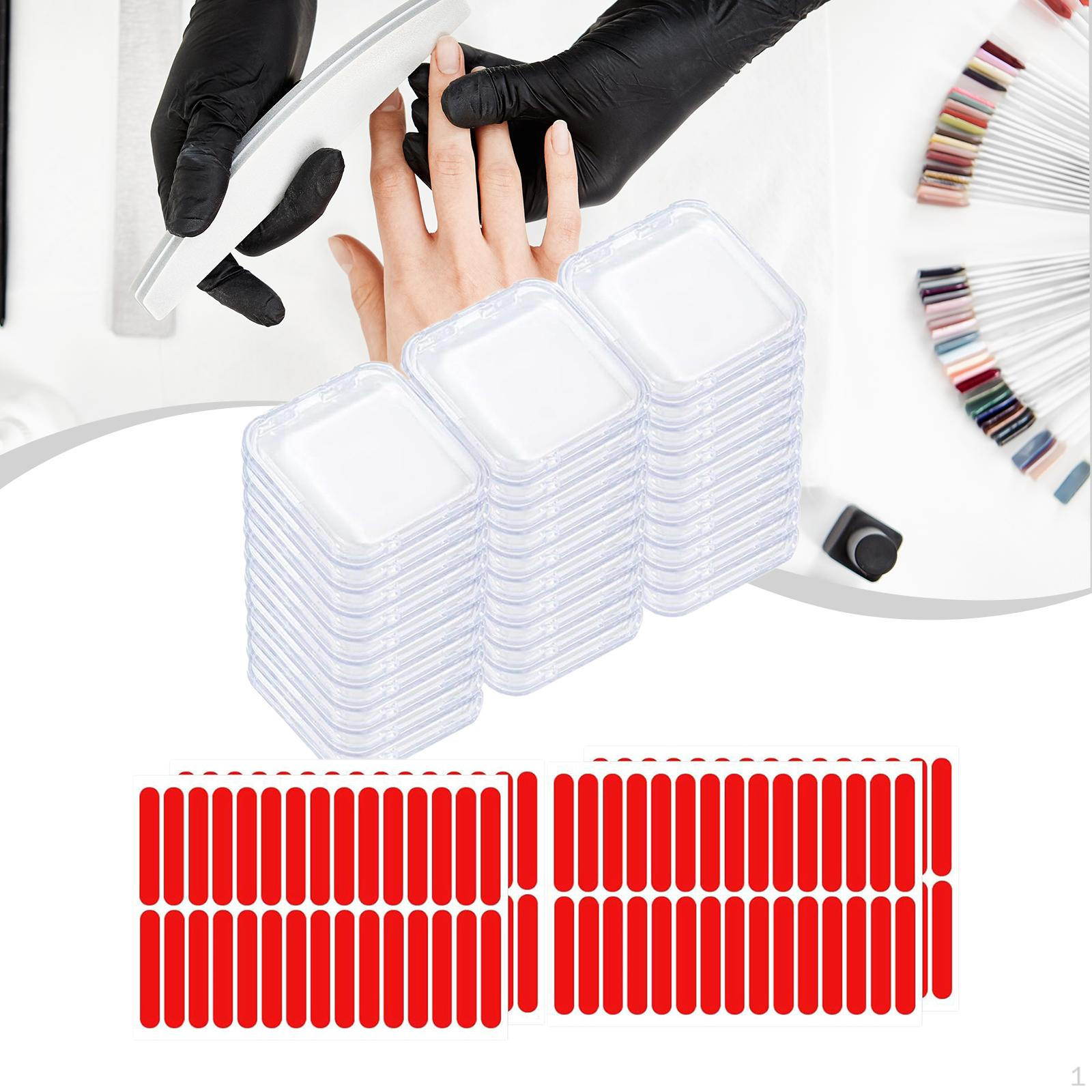 

30 шт. Коробка для накладных ногтей Искусственный Дисплей Прозрачная Маленькая Салонные Принадлежности Упаковка