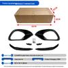 Front Bumper Canards Air Vents Aerodynamic Kit for Mercedes-Benz CLA45 AMG C118 2020+