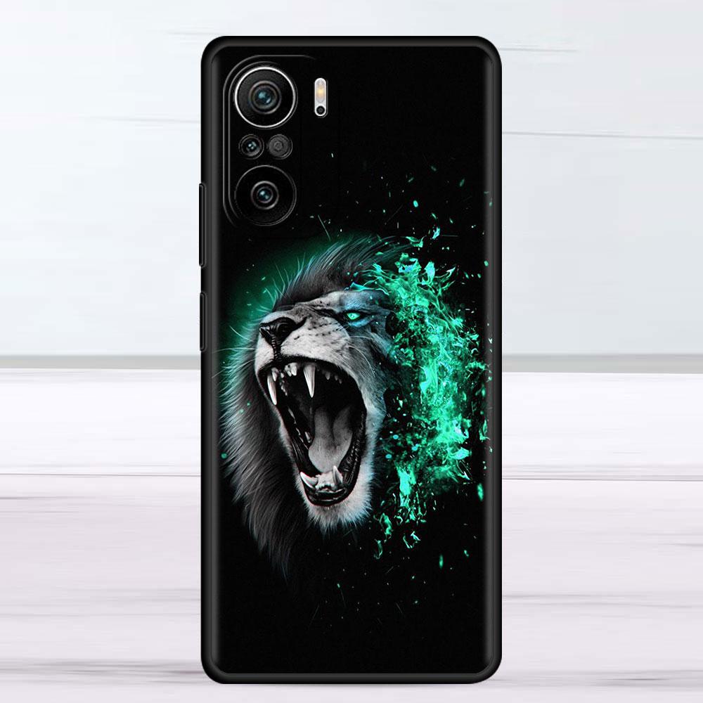 Case For Xiaomi Redmi Note 11 9S 10 9 8 7 9A 9C 9i K40 8T 10C 9T K50 Silicone Phone Shell Tiger Animal