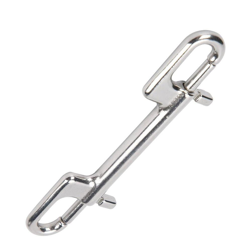 316 Stainless Steel Bolt Snap Swivel Eye Double Ended Hook Sport Part Swivel Hook  BCD Accessory