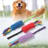 Jouet d'entraînement Mop-Tug pour chien Résistant aux morsures Son couinant Corde à tirer élastique Jouets de tir à la corde Interactif Nettoyage des dents Fourniture pour animaux de compagnie