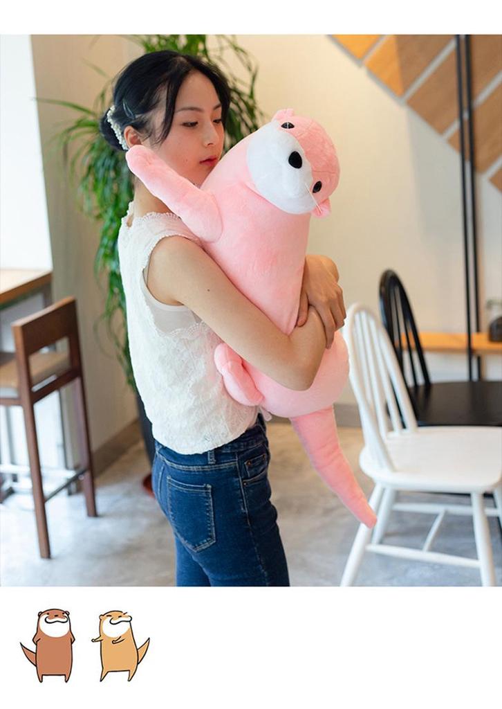 Adorable Otter Plush Doll Pillow - Perfect Animal Ornament & Children's Birthday Gift
