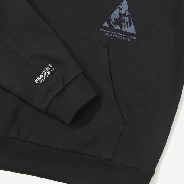 Fila Snap Hoodie White Rock