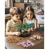 Gobricks MOC Four Season Flower Tree Bricks Model Spring Summer Autumn Winter Bonsai Tree Home Decoration Building Blocks Toys
