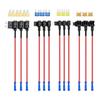 Auto Fuses Tap Adapter Set High Conductivity Copper Plugs Easy Installation Fuses Holder For Car Motorcycle Circuit Protection