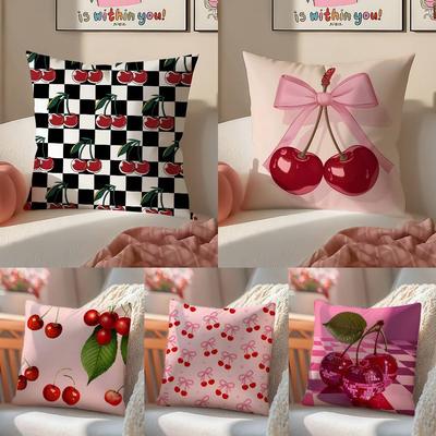 Sweet Millennium Print Kirsh Studio Pillow Case Comfort Sofa Bed Silky Elegant Invisible Zipper Decorative Cushion Cover