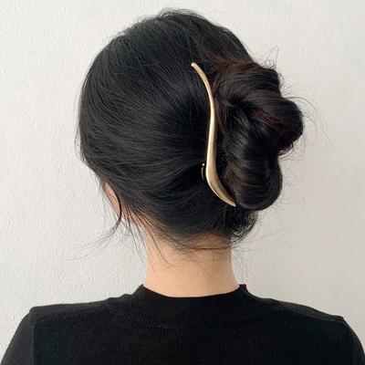 Neue Frauen Elegante S-förmige Metall Haarnadeln Klaue Koreanische haar Clips Pferdeschwanz haar Clip Mode Barrettes Haar Zubehör