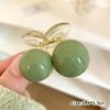 Fermagli per Capelli Barrettes Perle Verdi Vintage per Donna Ragazza Coreani Grandi Pinze a Pinza di Squalo in Acrilico Artiglio per Capelli Copricapo Accessori per Capelli
