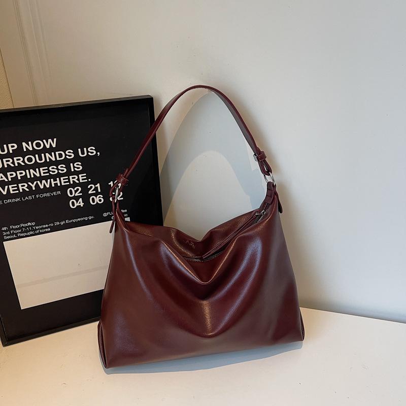 Persönlichkeits-Faulenzer-Stil Tragetasche Winter Neu Große Kapazität Lässig Mode Lässig Umhängetasche