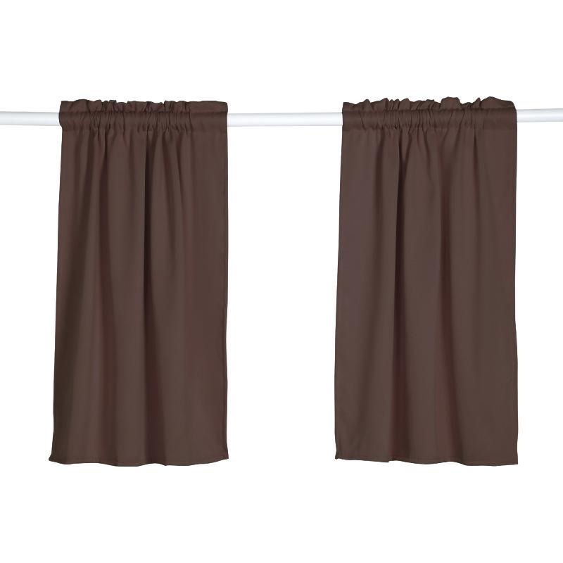 Blackout Curtains, Solid Color, Plain Color, Rod Curtain, Sunshade Curtain, Short Curtain, Small Curtain.