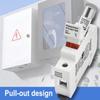 Heschen RT18-32(X) 32A AC690V Single Pole DIN Rail Mount Cylindrical Fuse Holder Base for