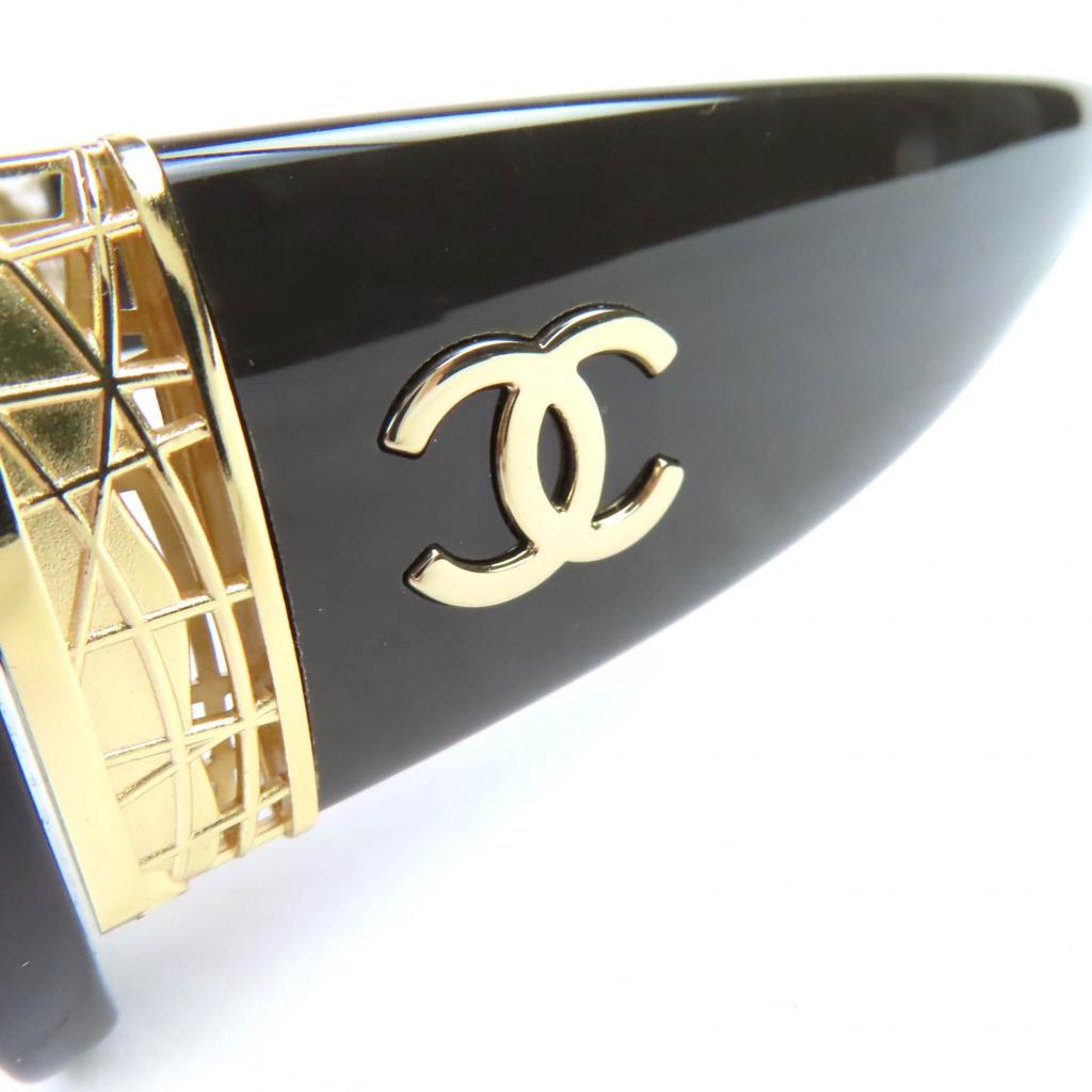 Excellent CHANEL Sunglasses Rectangle Shape Current Product COCO Mark Women 5534 Used