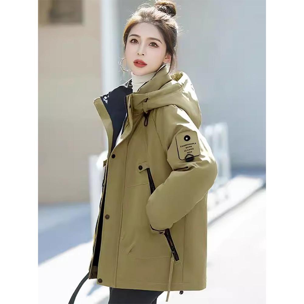 Women's 2025 Autumn/Winter Loose Cotton-Padded Windbreaker Parka