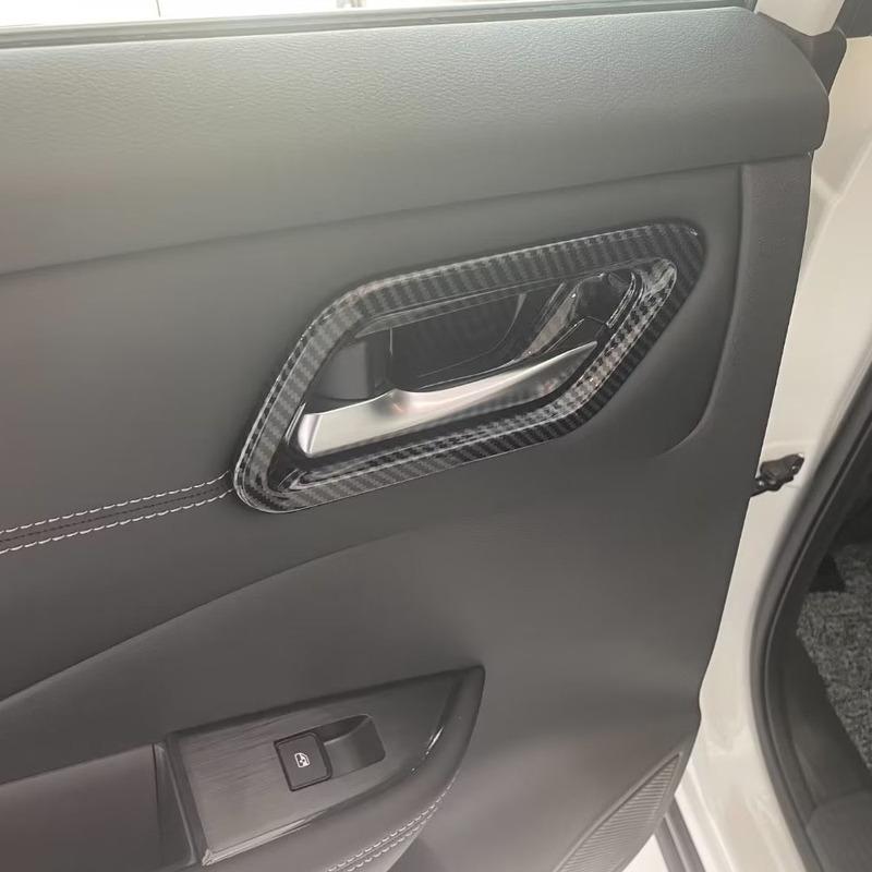Car Inner Door Bowl Handle Cover Frame Amrest Handrail Sticker Auto Interior Accessories For Nissan Qashqai J12   2024