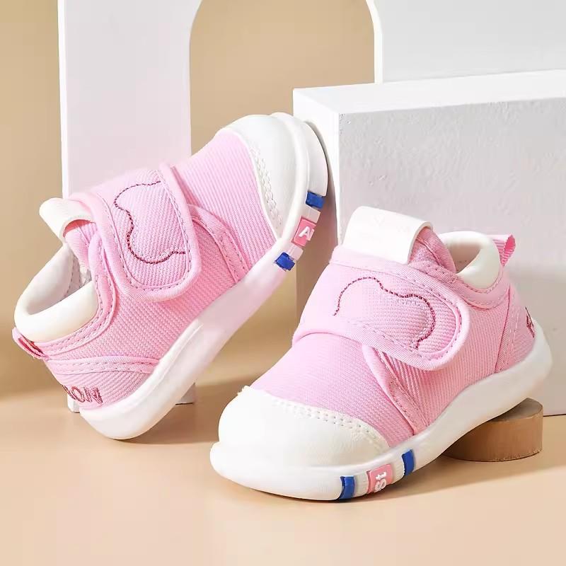 Scarpe per imparare a camminare da bambina, scarpe da ragazzo stile primavera-autunno, scarpe per neonati 1-3 anni, antiscivolo, funzionali per bambini piccoli, suola morbida