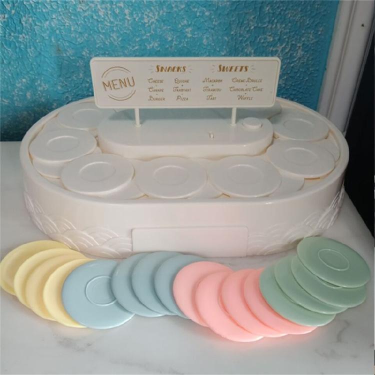 Automatic Rotating Dessert Display Stand Rotary Sushi Machine Party Decoration