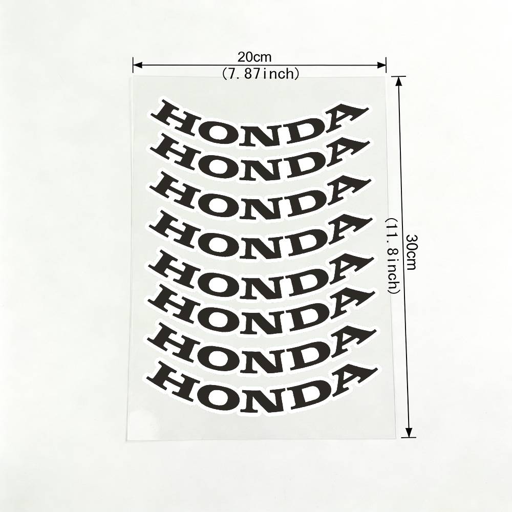 FIQ1 For Honda 18 colors Reflective motorcycle stickers, 3M safety warning at night in the dark scooter helmets