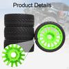 4 Pieces RC Wheel and Tire DIY Accs Easy Installation Professional Model Spare Parts Replace