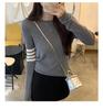 Wool Slim Fit Striped Knit Top for Women - Autumn Winter 2024