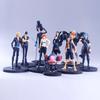 Anime DXF One Piece Film Gold Grandline Men 9pcs/set 15th Anniversary Characters Luffy Figure Collection Toys