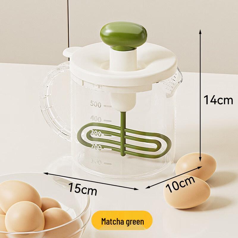 10-Piece Manual Press Egg Beater Set