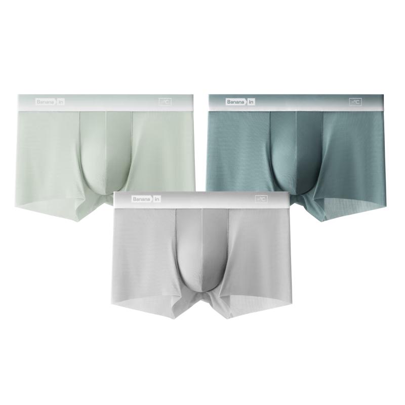 Banale 511CA Men's Ice Silk Boxer Briefs 3-Pack