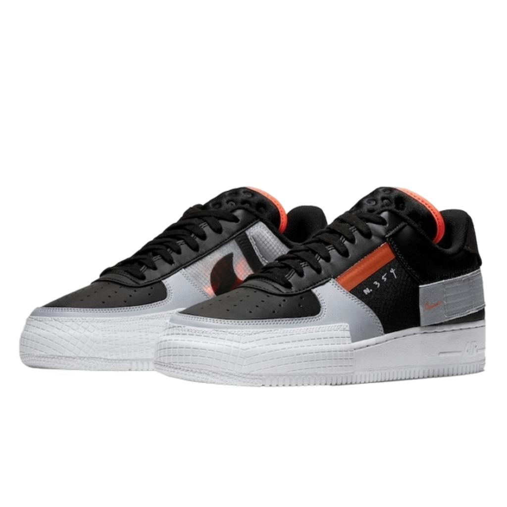 Nike Air Force 1 Drop Type Black Hyper Crimson