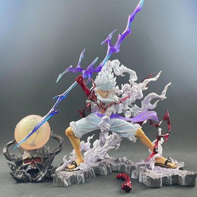 One Piece Gear 5 Luffy Figura Bůh Slunce Nika Luffy PVC Akční figurky GK Socha Kolekce Modely Hračky Dárky