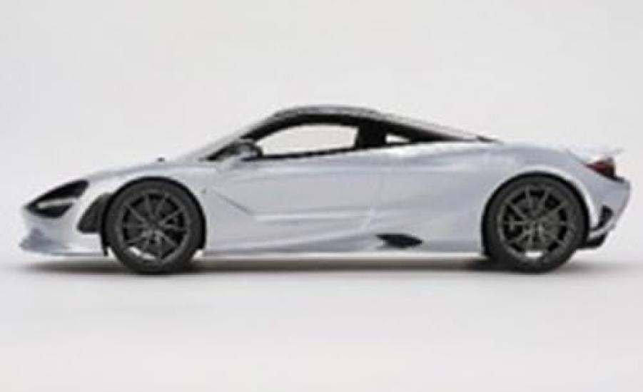 TOP SPEED Scale McLaren 750S Ice Silver Finished Product TS0546 1/18