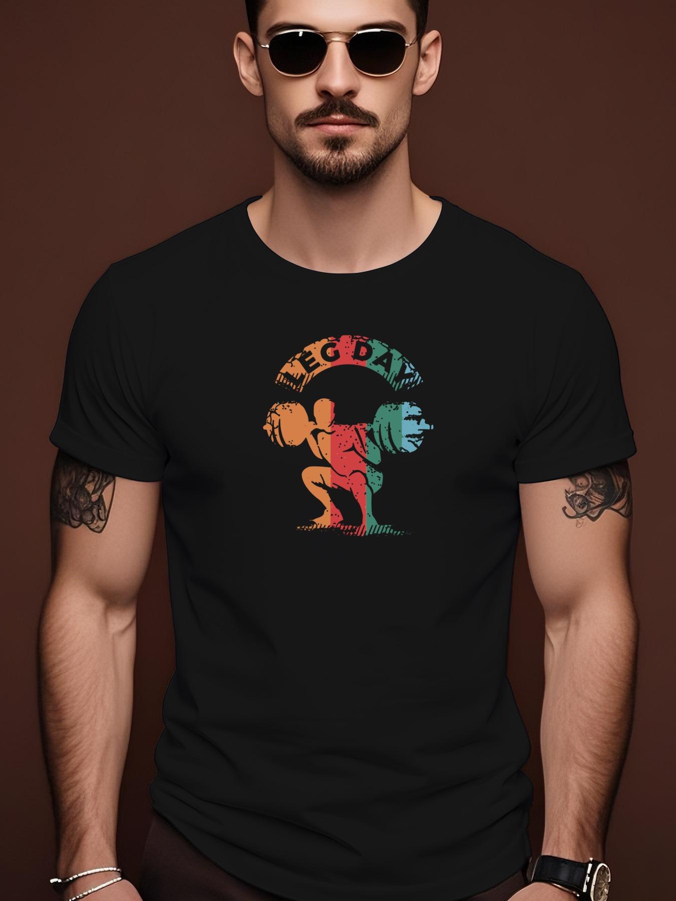 Summer Graphic Tshirt - Bold VEGAS DAY Print with Silho... S