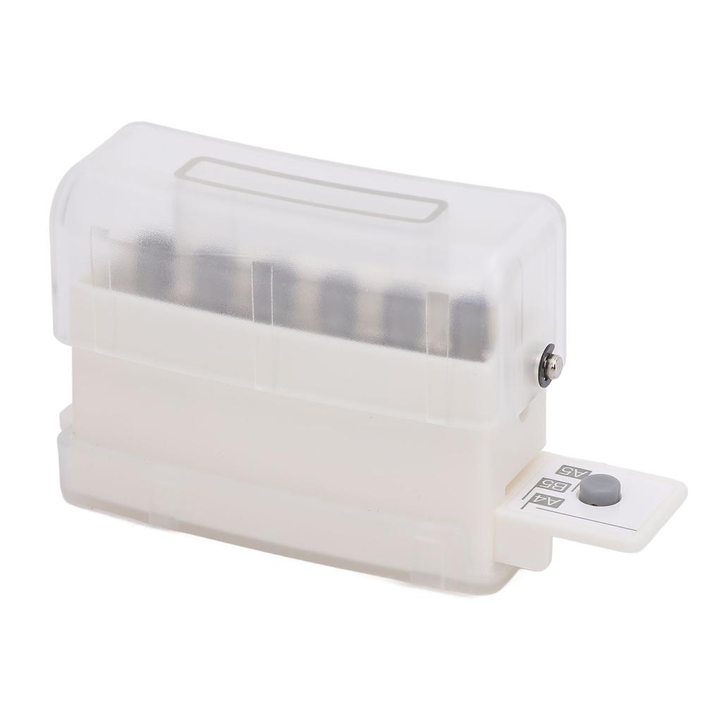 6-Loch Papierlocher 5,5 mm Lochdurchmesser 9,5 mm Abstand Tragbare Mini Loseblatt-Lochmaschine