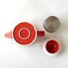 Hasami ware Common 500 with super stainless steel tea 13874 teapot, Pot, ml, red, strainer,