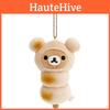 Rilakkuma Meatball Roasted Mantou Plush Toy Cartoon Keychain Pendant Backpack