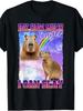 Unisex T-shirt I Don'T Know How Long This Capybara Humor Can Last. Gifts for Friends, Breathable Casual Fashion Qui