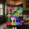 Sprunki Characters Plush Blanket Soft Comfortable All Seasons Perfect Gift Couch Office Nap Outdoor Travel Blanket